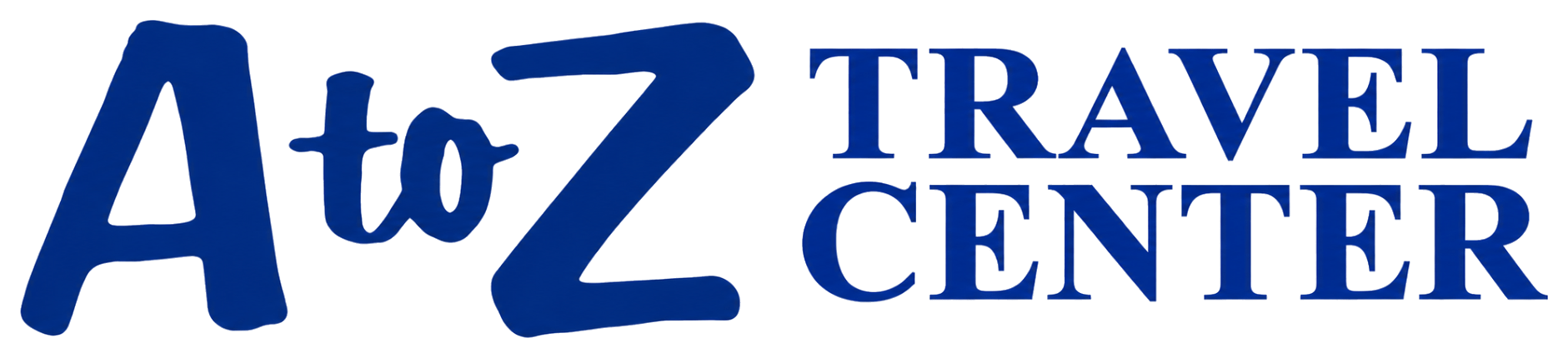 A to Z Travel Center horizontal logo